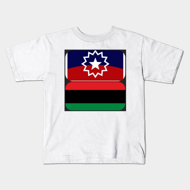 Juneteenth amd Pan African Kids T-Shirt by African American Boxing line